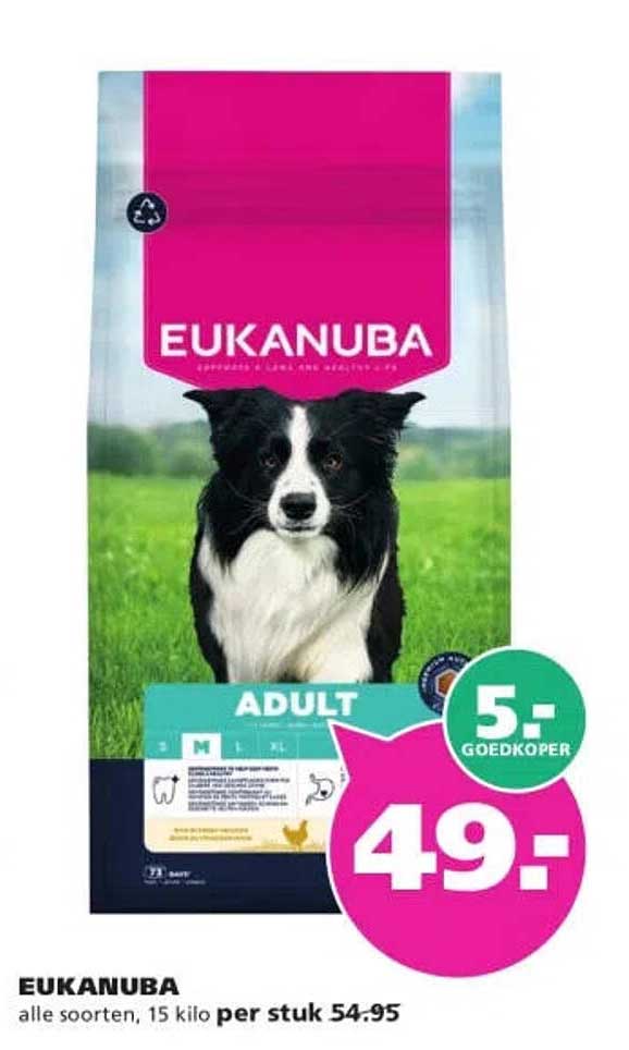 EUKANUBA alle soorten, 15 kilo