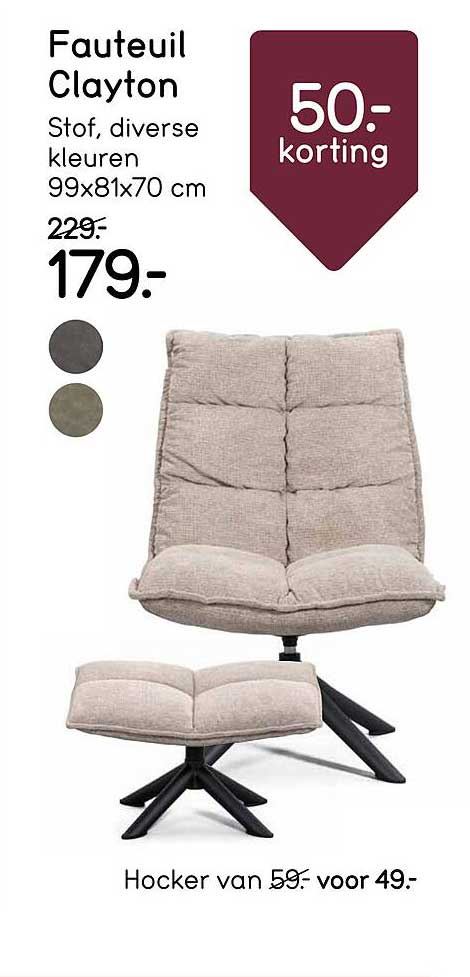 Fauteuil Clayton