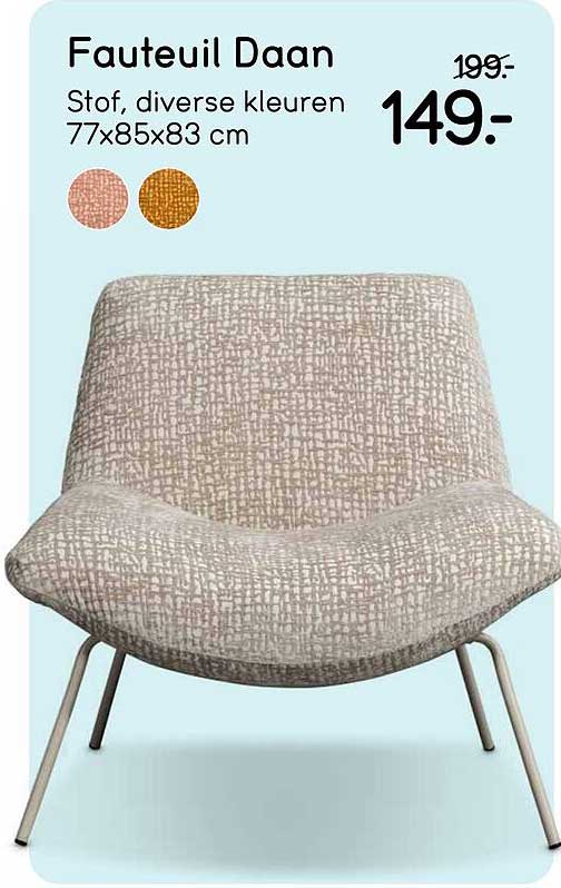 Fauteuil Daan