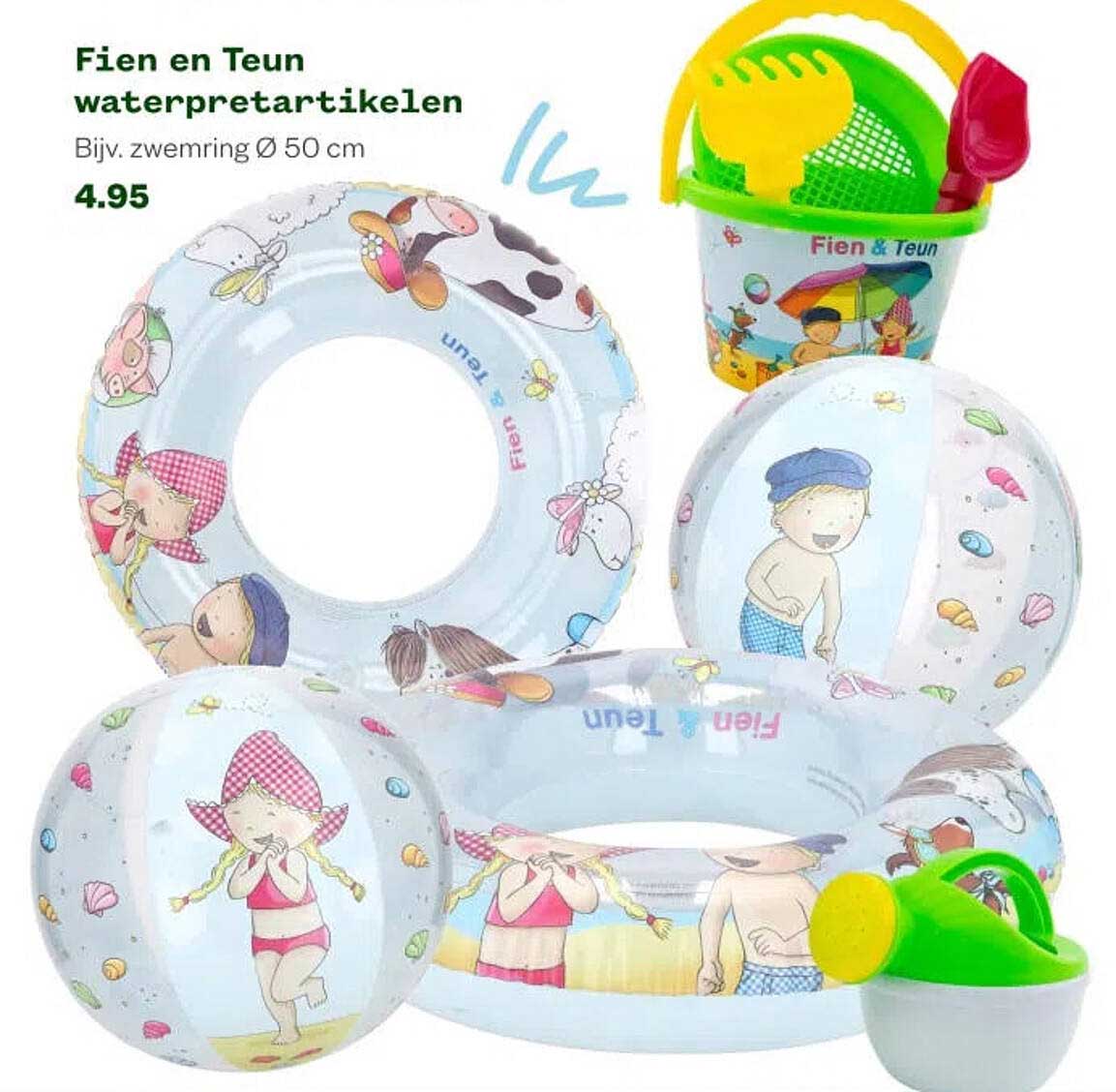 Fien en Teun waterpretartikelen