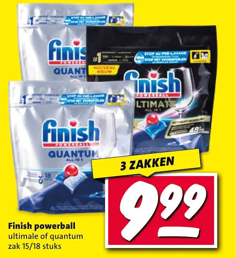 Finish powerball ultimate of quantum zak 15/18 stuks