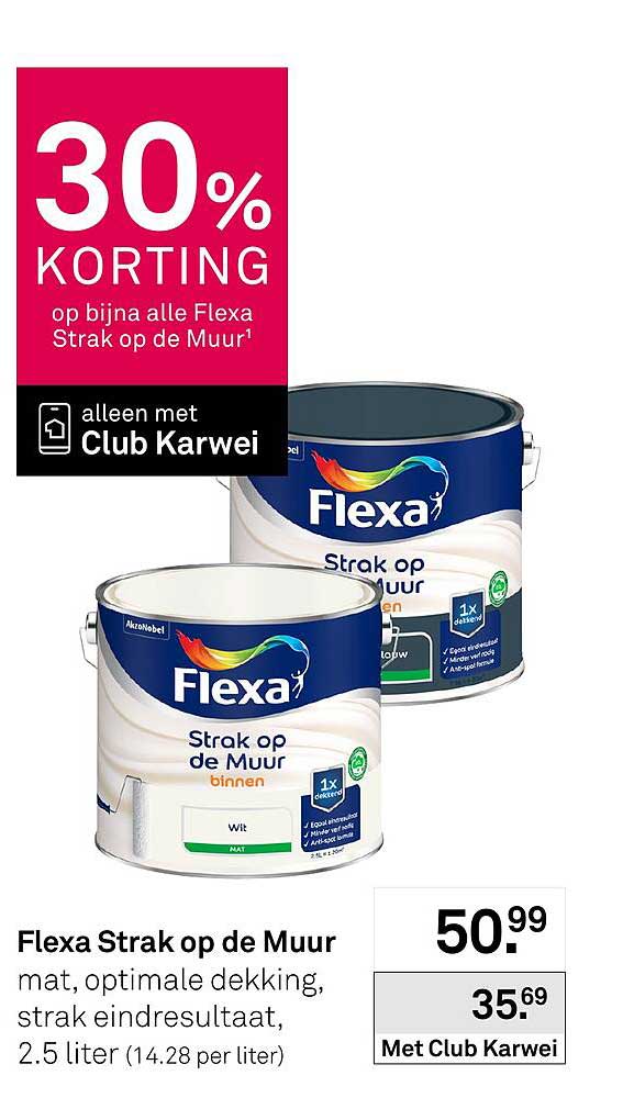 Flexa Strak op de Muur