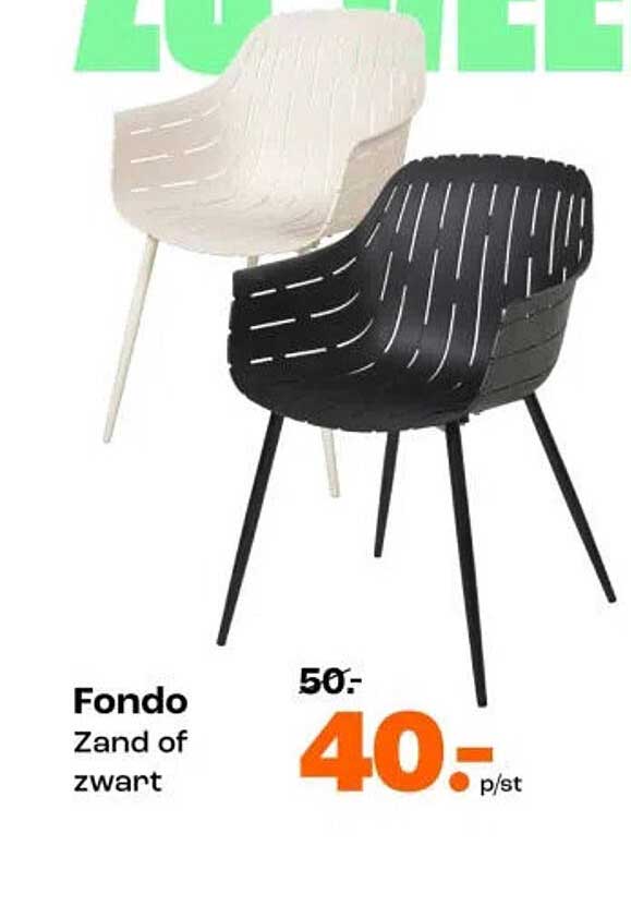 Fondo Zand of zwart
