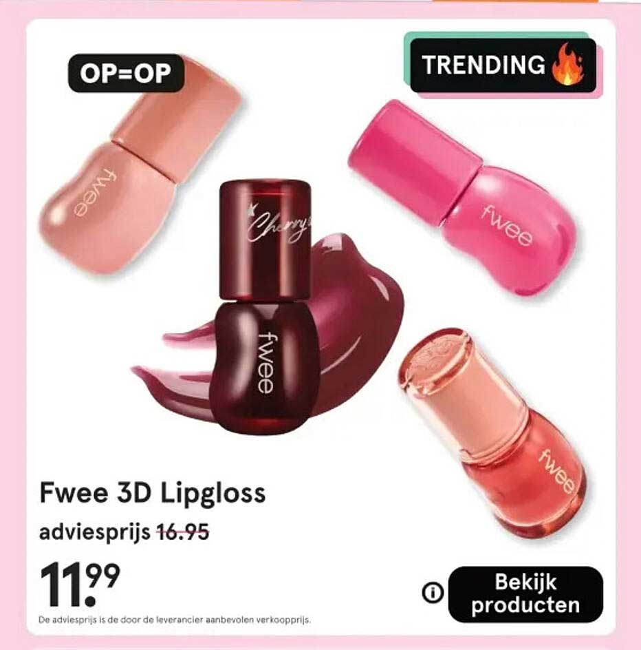 Fwee 3D Lipgloss