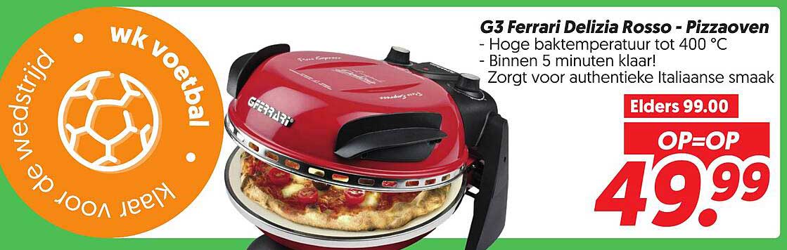 G3 Ferrari Delizia Rosso - Pizzaoven