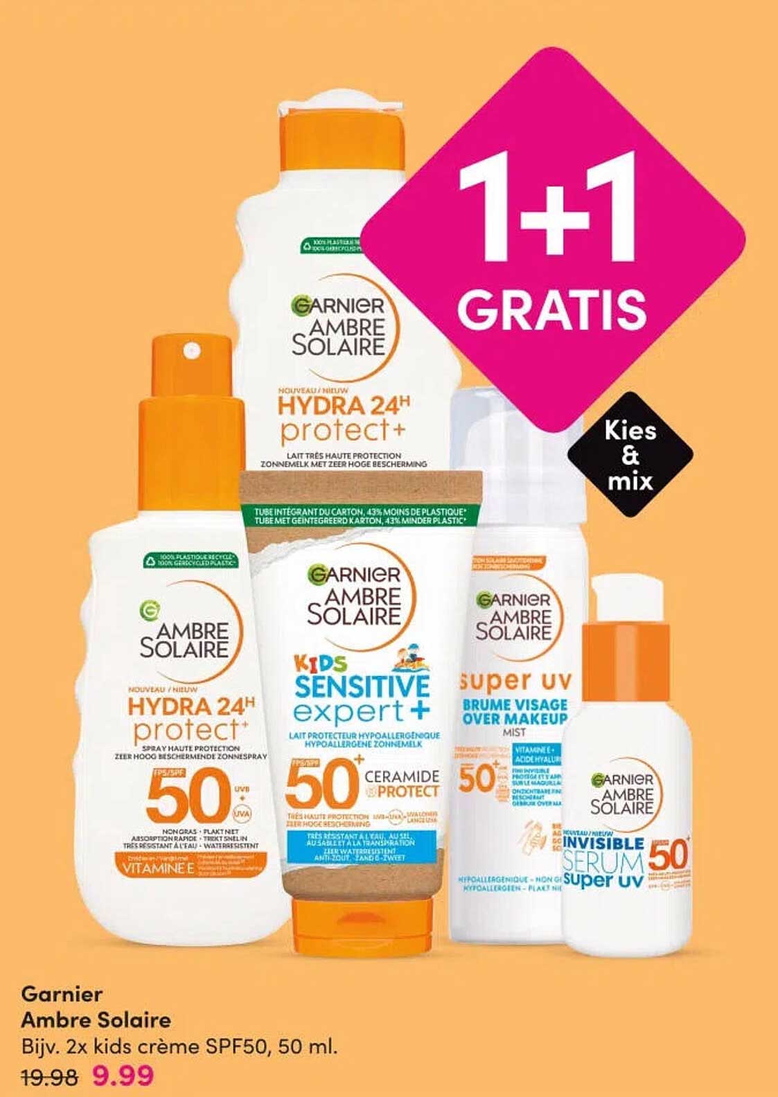 Garnier Ambre Solaire 1+1 GRATIS