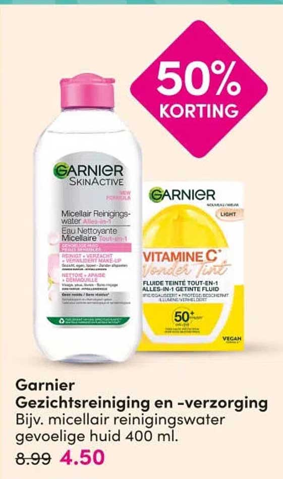 Garnier Gezichtsreiniging en -verzorging