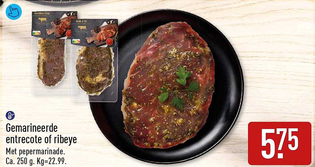 Gemarineerde entrecote of ribeye