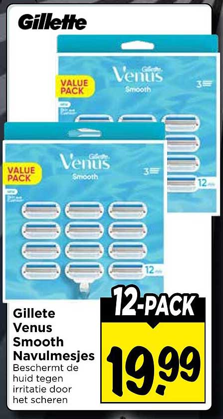 Gillette Venus Smooth Navulmesjes