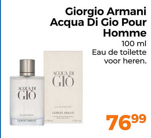 Giorgio Armani Acqua Di Gio Pour Homme 100 ml Eau de toilette voor heren