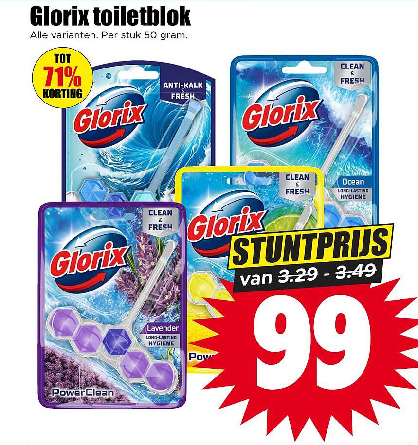 Glorix toiletblok