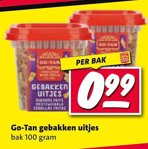 Go-Tan gebakken uitjes