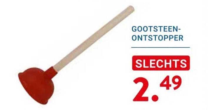 GOOTSTEEN-ONTSTOPPER