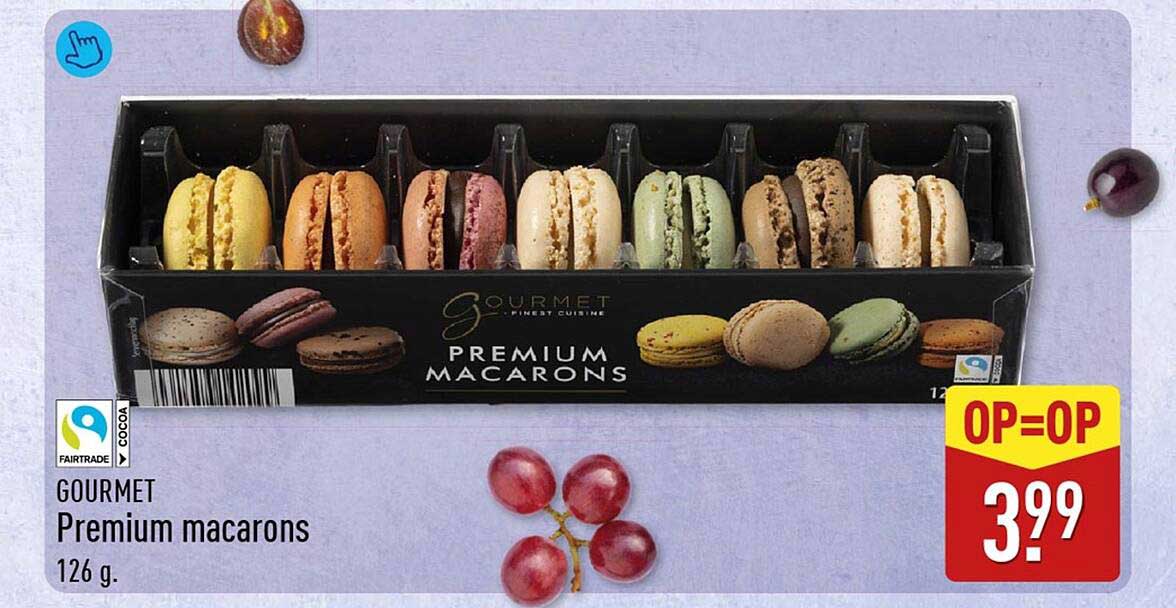 GOURMET Premium macarons