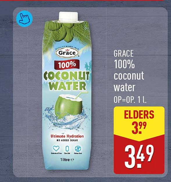 GRACE 100% coconut water OP=OP. 1 l.