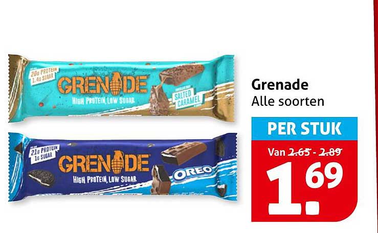 Grenade Alle soorten PER STUK