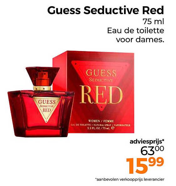 Guess Seductive Red 75 ml Eau de toilette voor dames