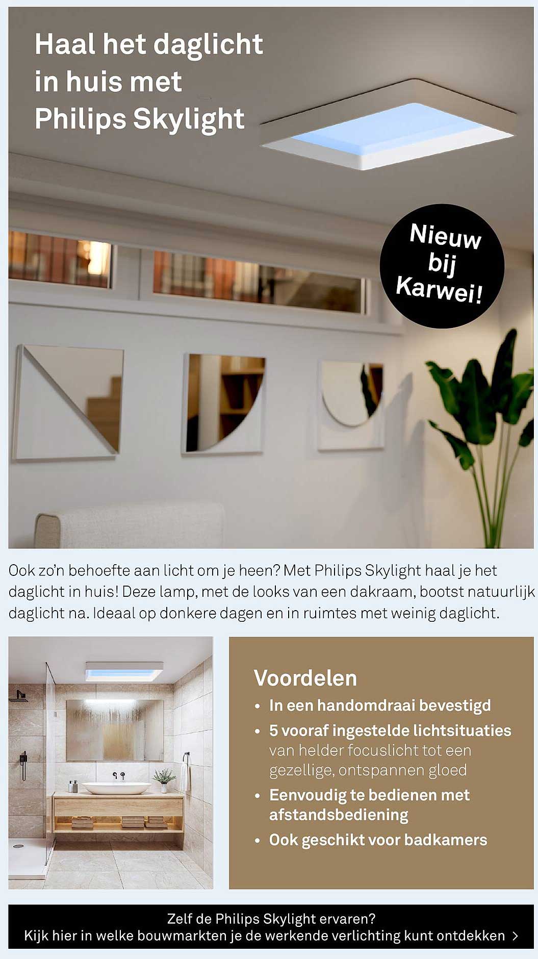 Haal het daglicht in huis met Philips Skylight