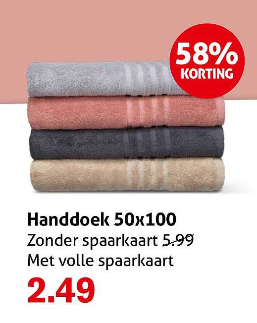Handdoek 50x100