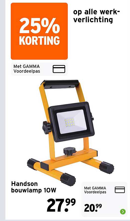 Handson bouwlamp 10W
