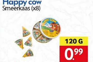 Happy cow Smeerkaas (x8)