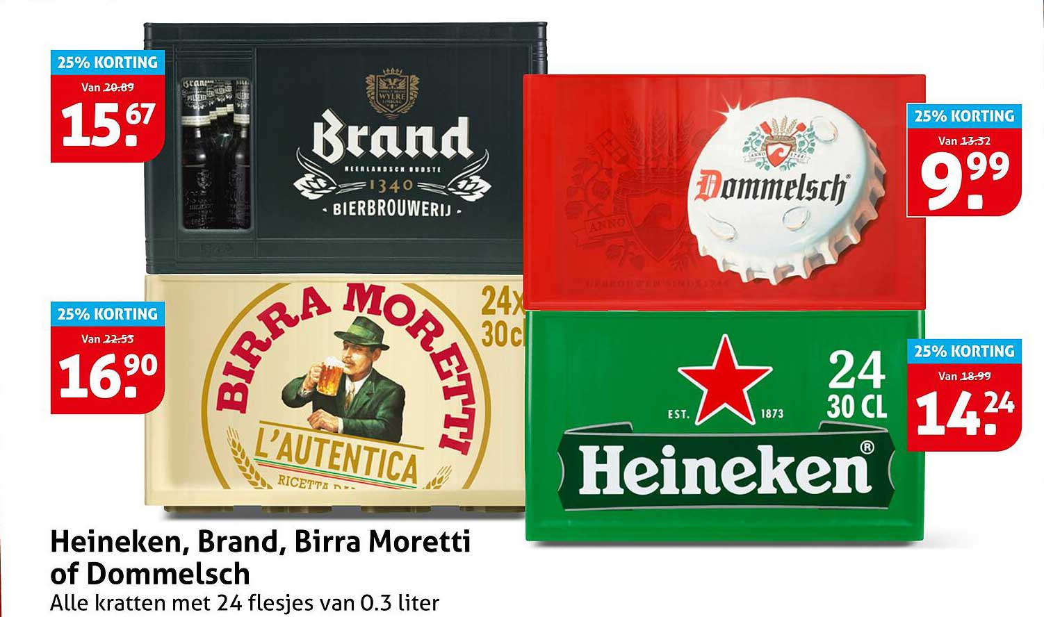Heineken, Brand, Birra Moretti of Dommelsch