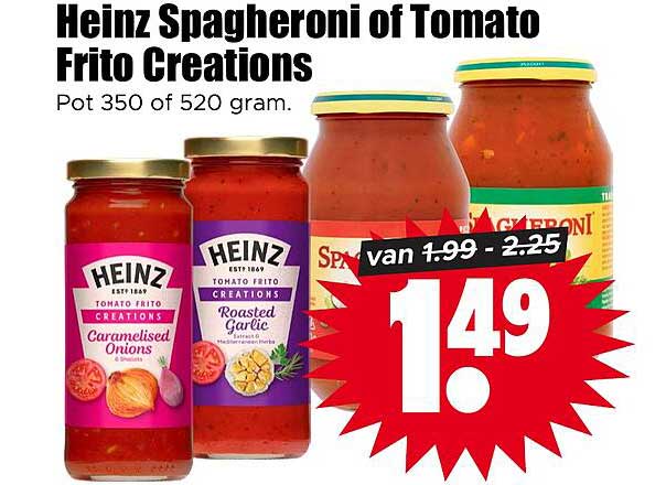 Heinz Spagheroni of Tomato Frito Creations