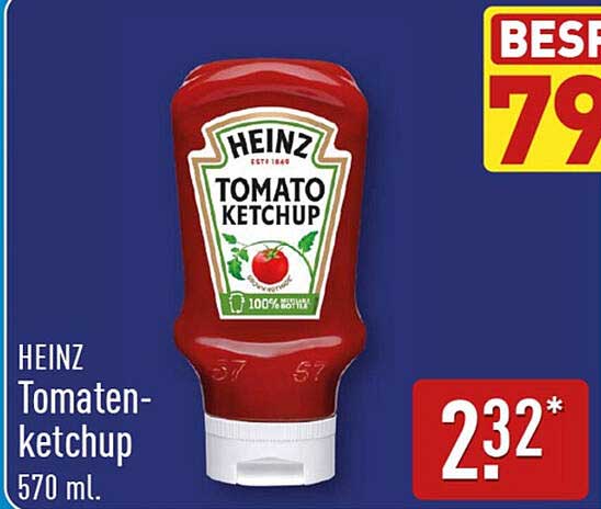 HEINZ Tomaten-ketchup 570 ml.