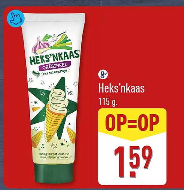 Heks'nkaas 115 g. OP=OP