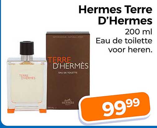 Hermes Terre D’Hermes 200 ml Eau de toilette voor heren.