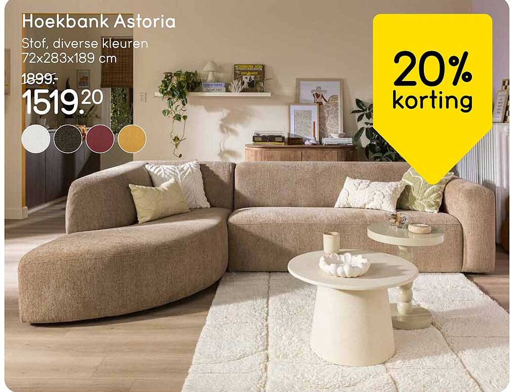 Hoekbank Astoria