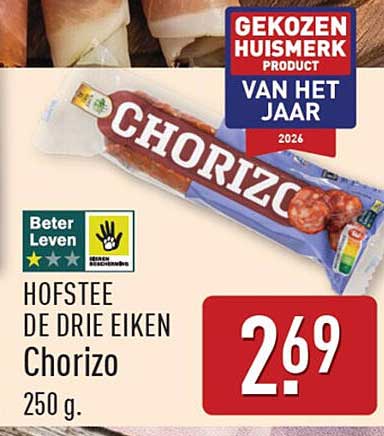 HOFSTEE DE DRIE EIKEN Chorizo