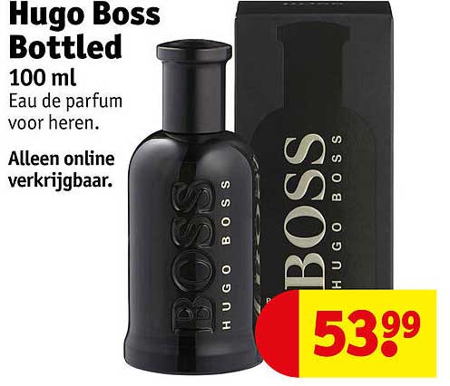 Hugo Boss Bottled 100 ml Eau de parfum voor heren. Alleen online verkrijgbaar.