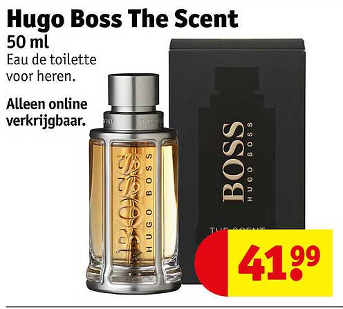Hugo Boss The Scent 50 ml Eau de toilette voor heren. Alleen online verkrijgbaar.