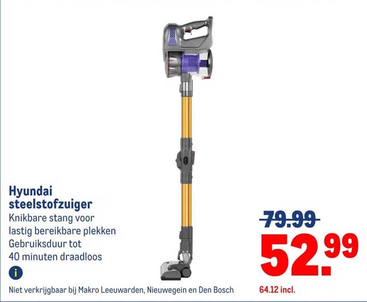 Hyundai steelstofzuiger