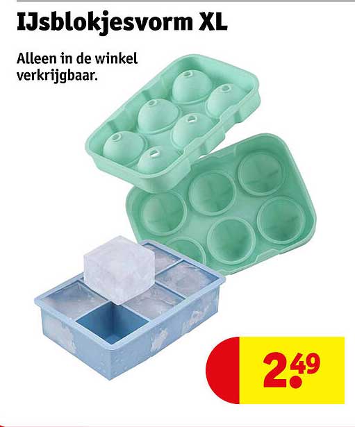 IJsblokjesvorm XL