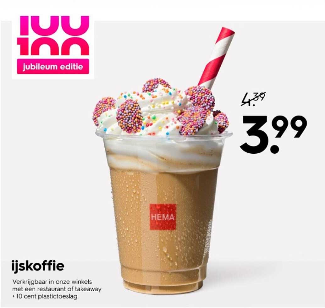 ijskoffie jubileum editie