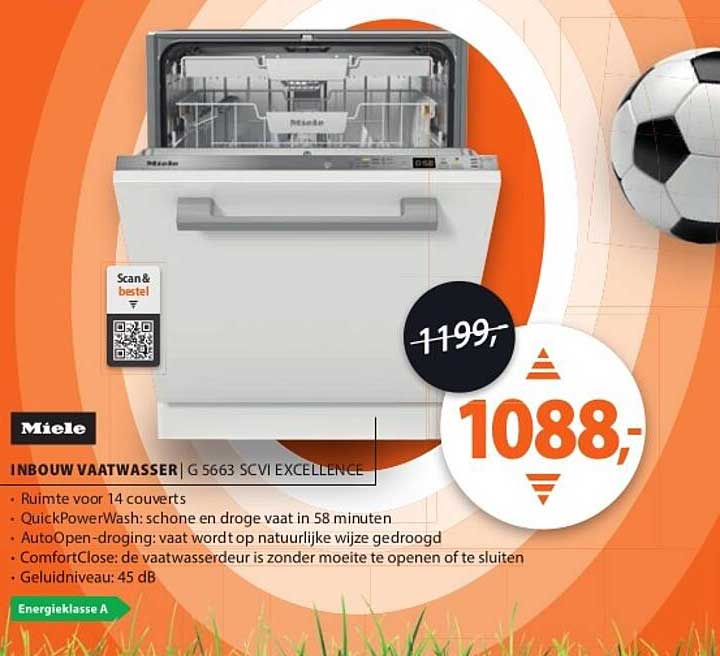 INBOUW VAATWASSER G 5663 SCVI EXCELLENCE