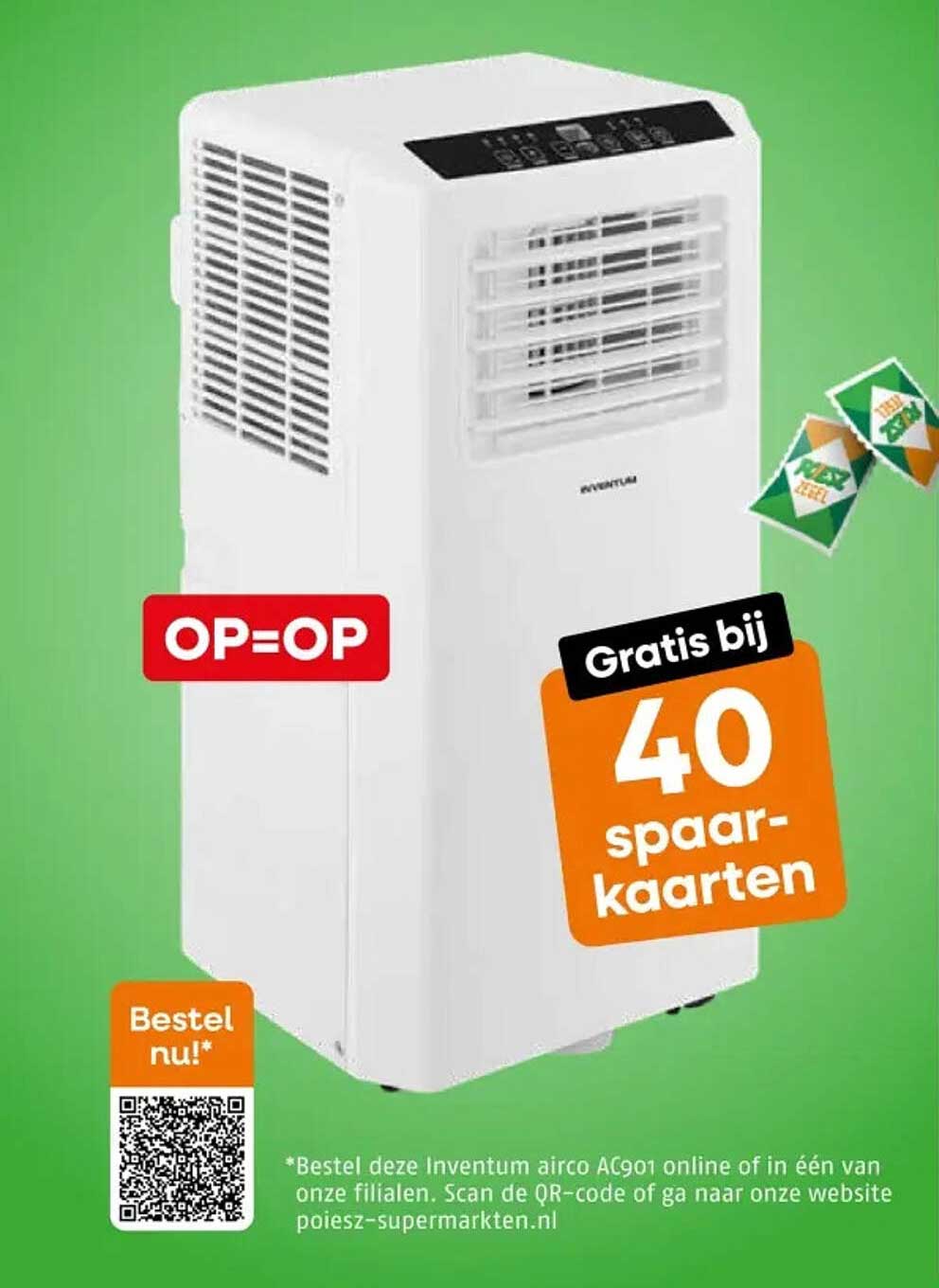 Inventum airco AC901 - Gratis bij 40 spaarkaarten