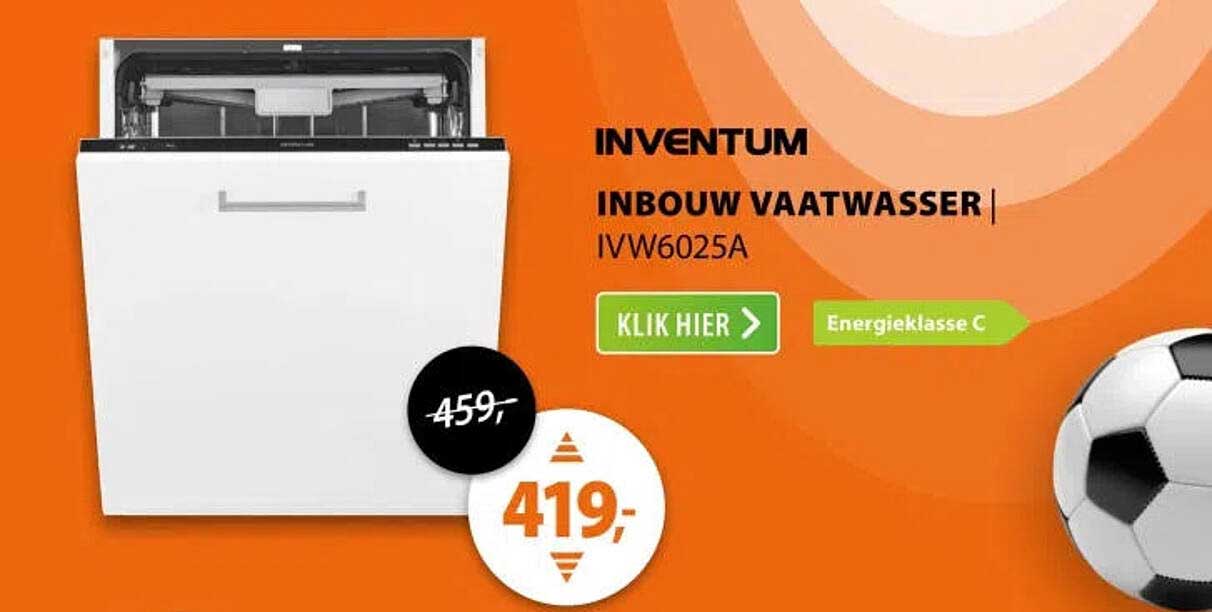 INVENTUM INBOUW VAATWASSER | IVW6025A