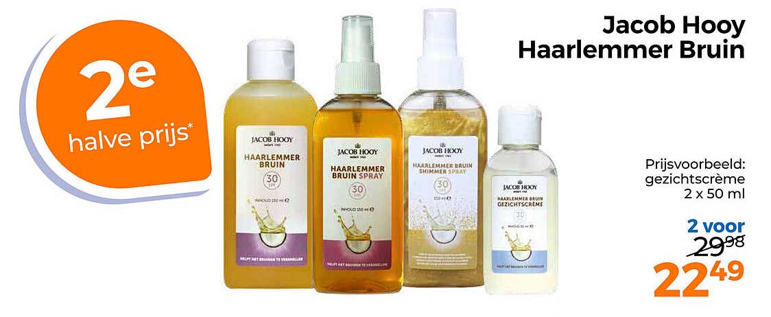 Jacob Hooy Haarlemmer Bruin 2e halve prijs