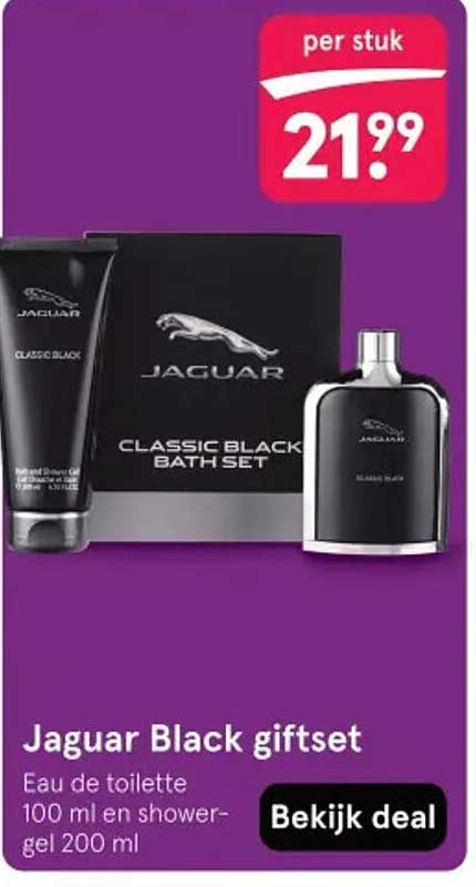 Jaguar Black giftset