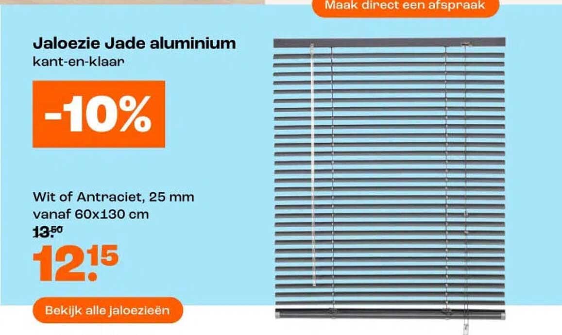 Jaloezie Jade aluminium kant-en-klaar -10%