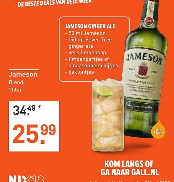 Jameson Blend, 1 liter