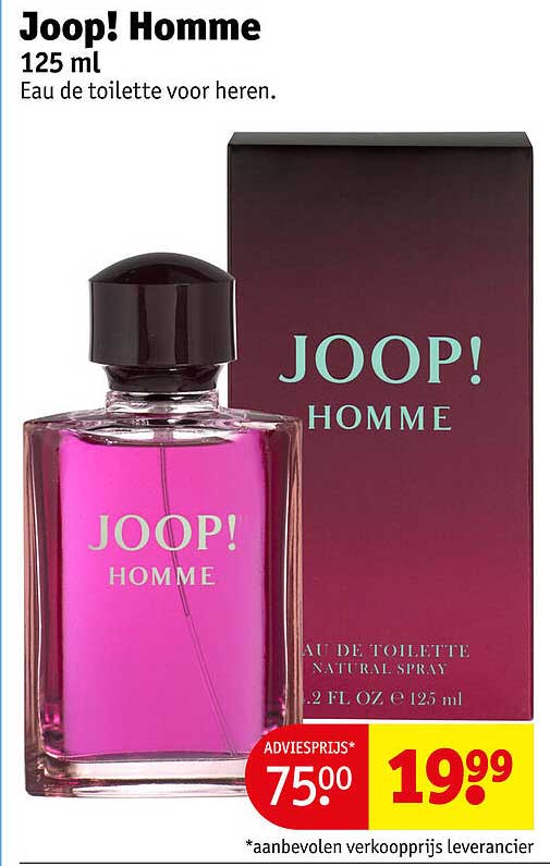 Joop! Homme 125 ml Eau de toilette voor heren