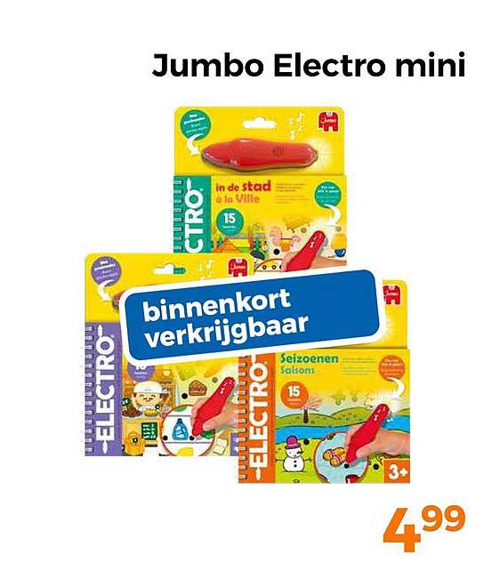 Jumbo Electro mini binnenkort verkrijgbaar