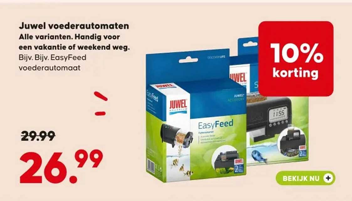Juwel voederautomaten