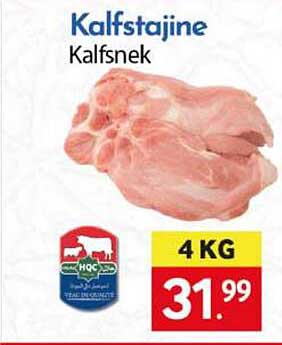 Kalfstajine Kalfsnek 4 KG