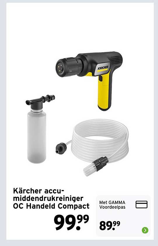 Kärcher accu-middendrukreiniger OC Handeld Compact