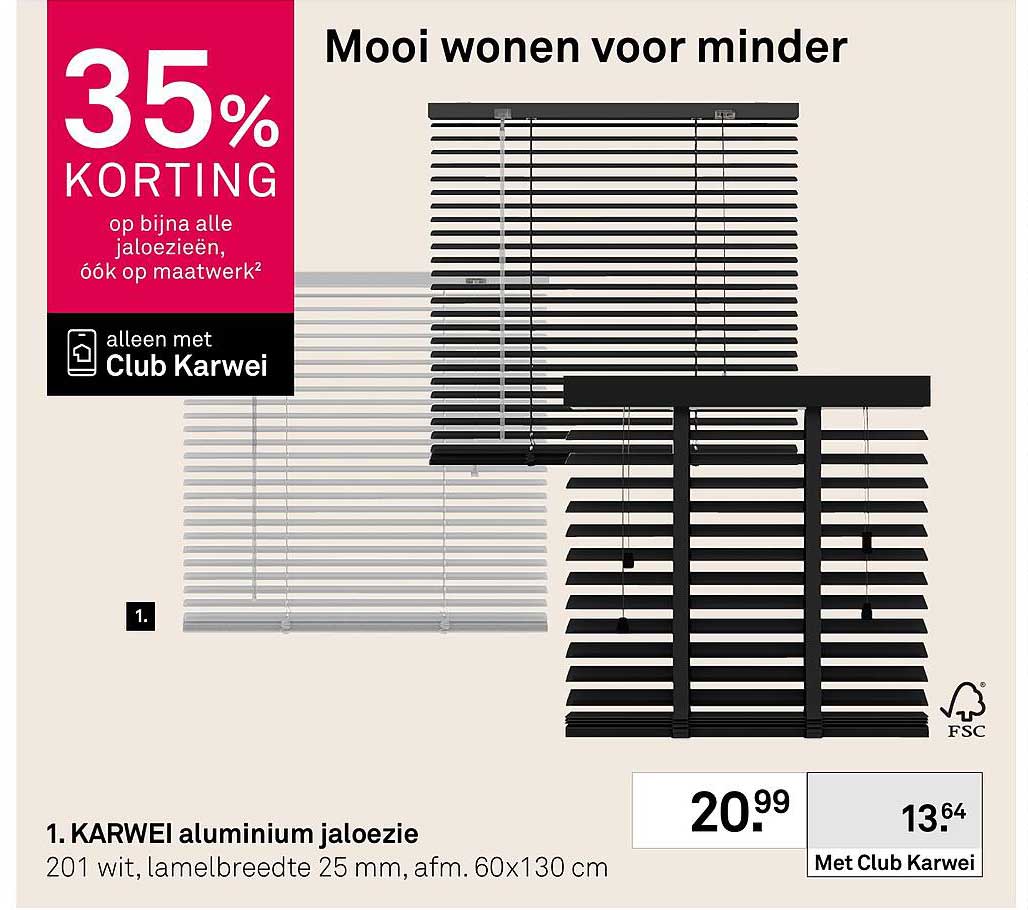 KARWEI aluminium jaloezie